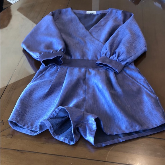 Bill hall man Purple Romper - Picture 1 of 8